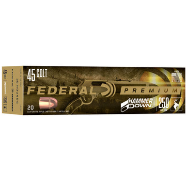 Federal LG45C1 Premium HammerDown 45LC 250 GR BHP 20 Rounds
