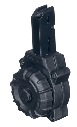 ProMag DRMA30 AR-15 9mm Luger 30Rnd Black Polymer Drum Magazine