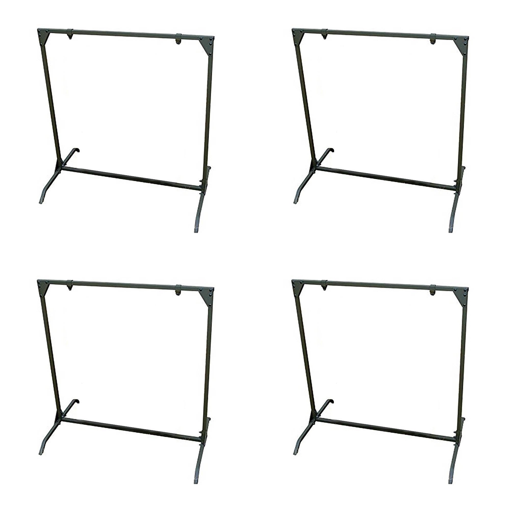 HME Products Bowhunting Archery Range Practice Shooting Target Stand (4 Pack)