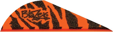 Bohning Blazer Vanes 2" Orange Tiger 100 pk.