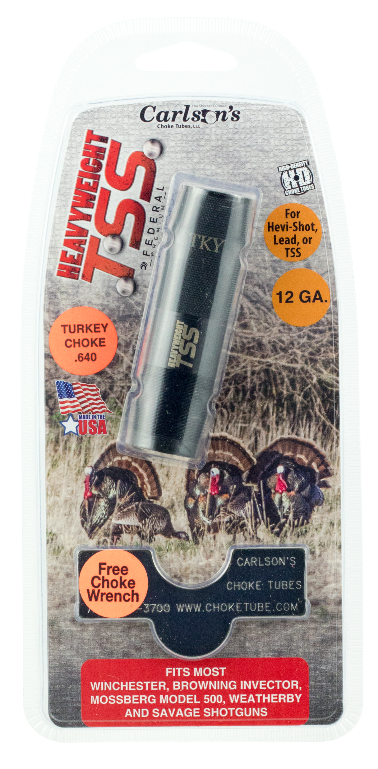 Carlsons Tss Turkey Choke Tube Winchester/browning/mossberg 500 12 Ga.