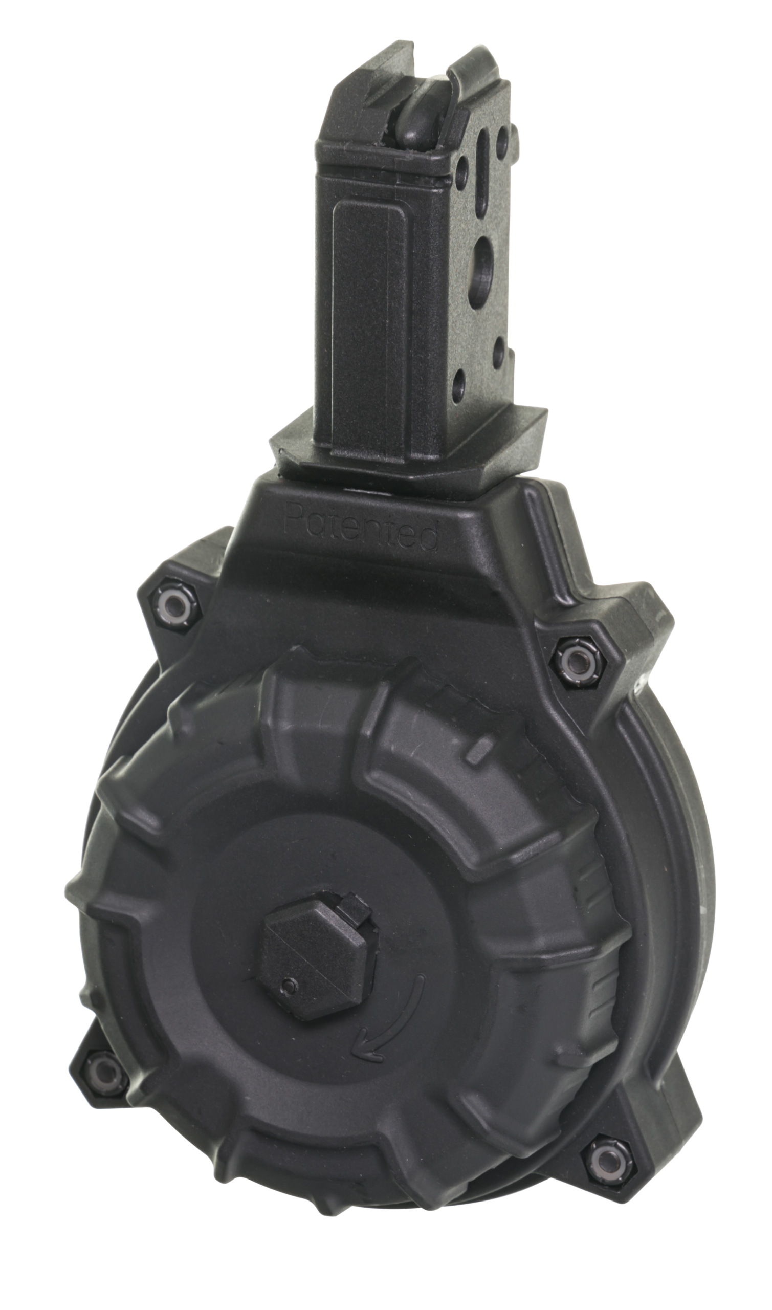 Promag Polymer Drum Magazine Cz Scorpion 9mm Black 50 Rd.