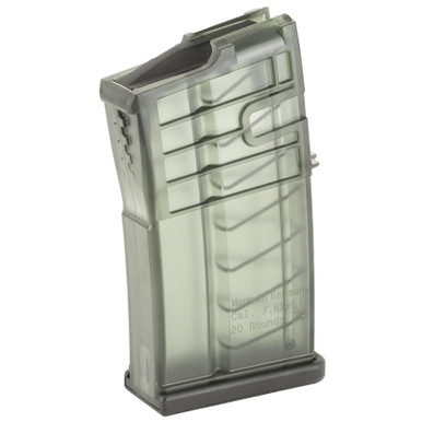 HK MR762 308 Winchester/7.62 NATO 20 Round Polymer Gray Finish Magazine