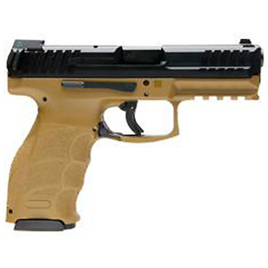 HK VP9 9mm Flat Dark Earth 4" Barrel Nite Sites 15 Rd Mag