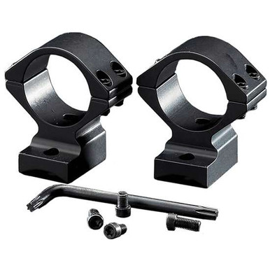 Browning 2-Piece Base/Rings For Browning T-Bolt Integral Mounting System Style Matte Black Finish Low