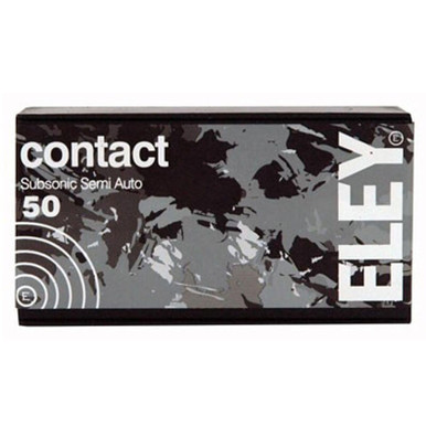 Eley 02300 Contact Sub-Sonic .22 LR 42 Grain RN 50 Rounds