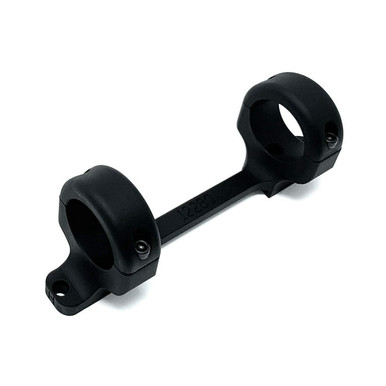 DNZ 21280 1-Pc Base & Ring Combo For Ruger American Long Action Black Matte Finish 1" Rings Medium