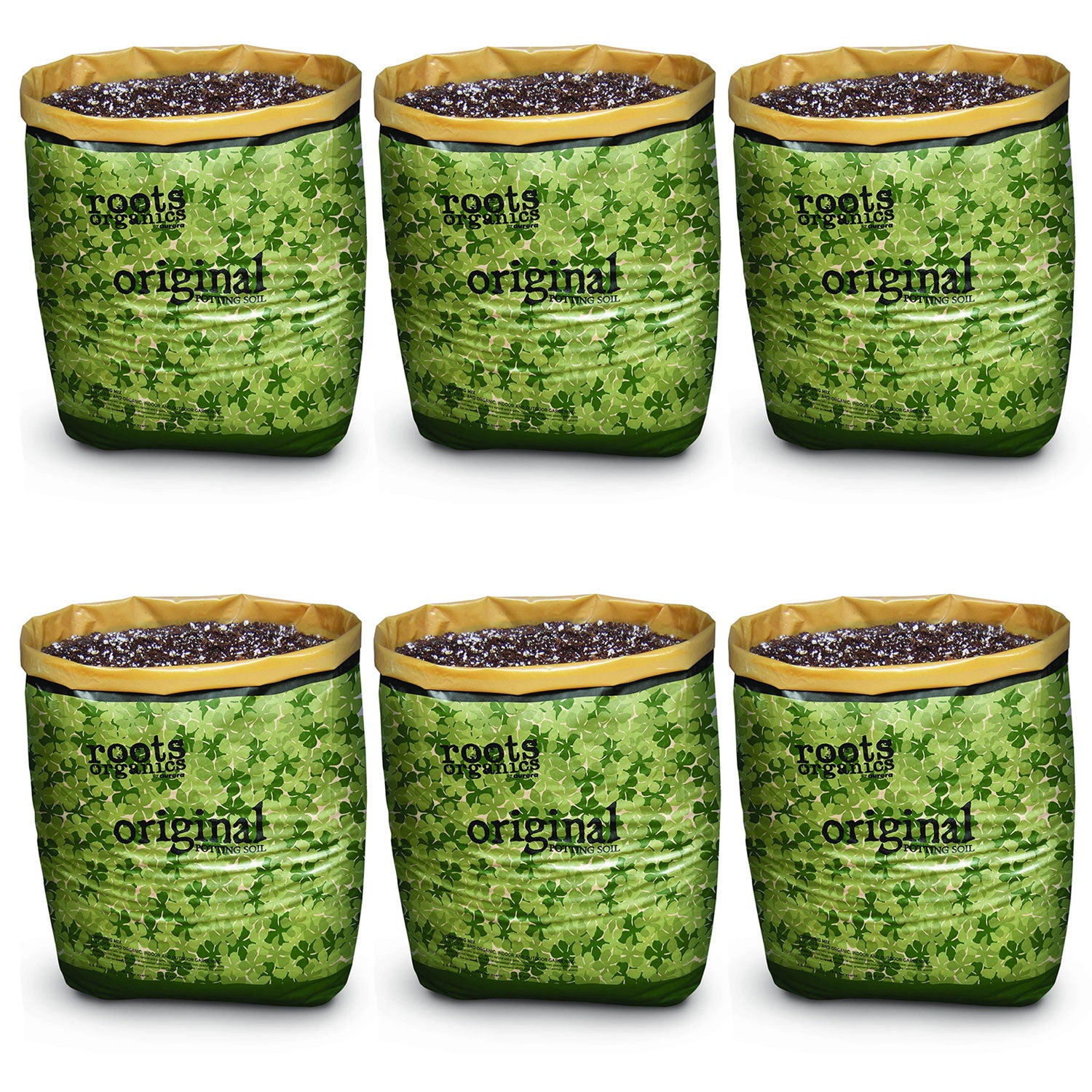 Roots Organics Hydroponic Gardening Coco Fiber-Based Soil 1.5 cu ft (6 Pack)