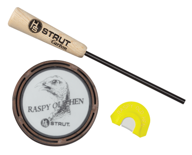 HS Raspy Old Hen Glass Pot w/Raspy Old Hen Diaphragm