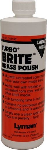 Lyman 7631361 Turbo Brite Brass Polish-20oz