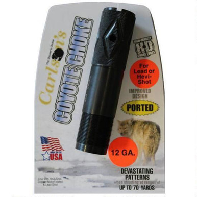 Carlson's Remington 12 Ga Ported Coyote Choke Tube Stainless Steel, 30044