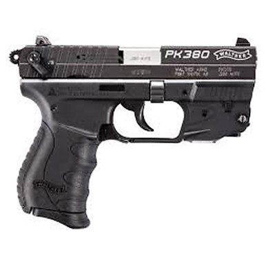 Walther PK380 .380 ACP Laser 3.7" Barrel 8 Round 1 Mag