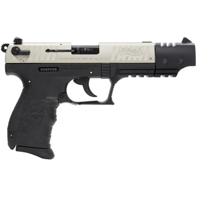 Walther P22 Target .22 L.R. 5" Barrel Nickel 10 Round 2 Mags