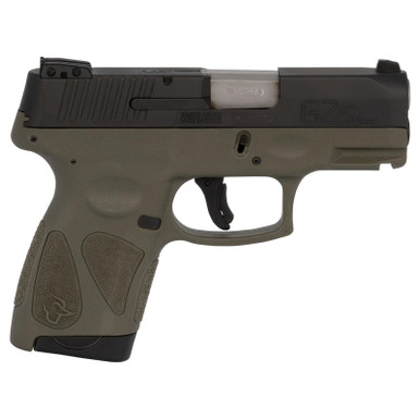 Taurus G2S 9mm 3.26" Barrel 7rd Black Slide Ovlid Drab