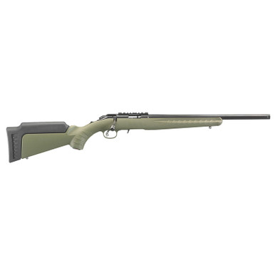 Ruger American Rifle Predator Bolt 22 WMR 18" Threaded Barrel 9+1 Synthetic ODG Stock Blued