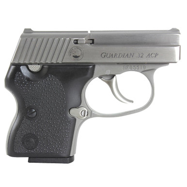 NAA 32 Guardian 32 ACP 2.19" Barrel Black Rubber Grip SS 6rd