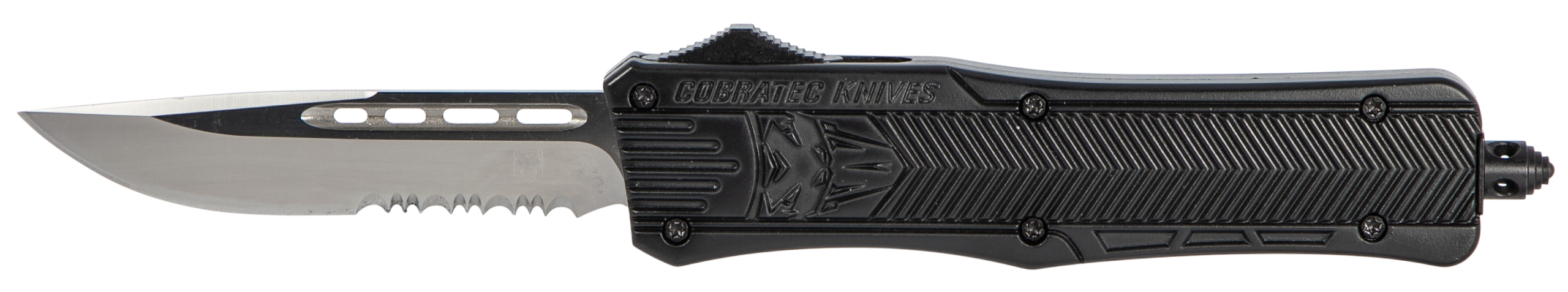 Cobra Tec Knives Llc Ctk-1, Cobra Mbctk1mds      Med Ctk1 Serr Drop Black