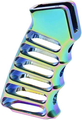 Guntec Ult Light Skeletonized - Pistol Grip Rainbow Pvd Coated