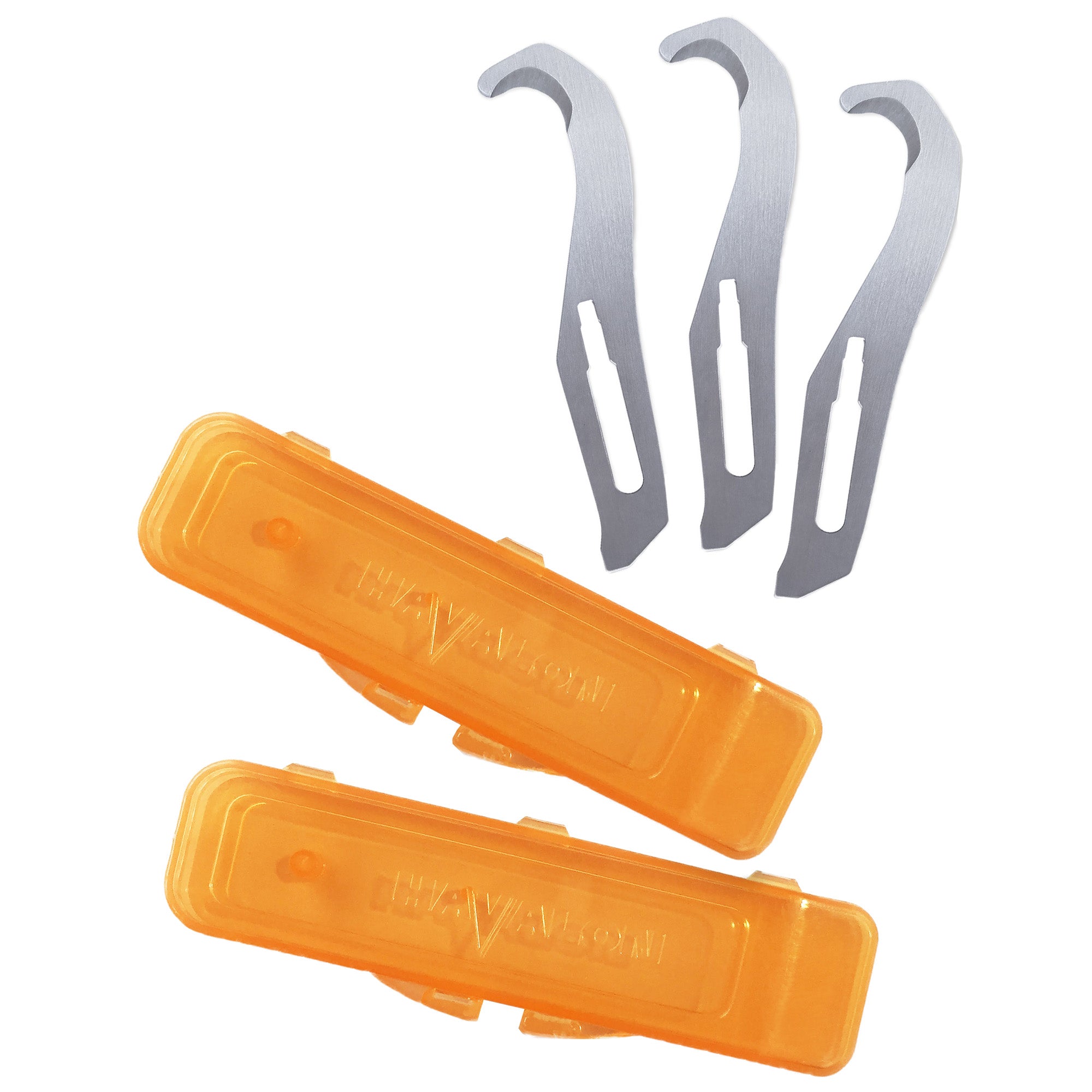 Havalon Knives #gh Gut Hook 3 - Pack W/ Two Blade Holders