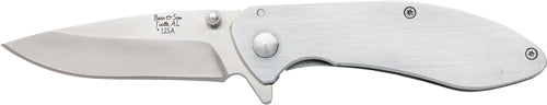 Bear & Son Stainless Liner - Lock 2.78" W/clip Stainless