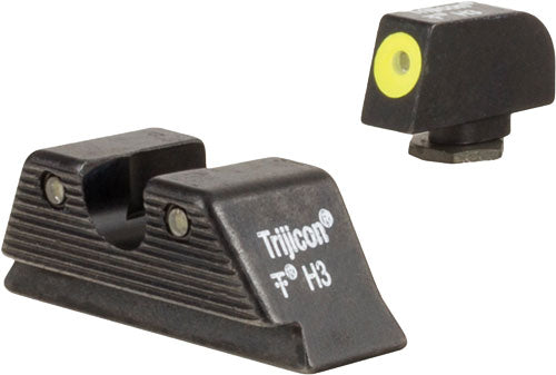 Trijicon Night Sight Set Hd - Yellow Outline For Glock 17mos