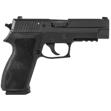 Sig Sauer 45 ACP 4.40" 8+1 Black Hardcoat Anodized Black Stainless Steel Black Polymer Grip, 220R45B