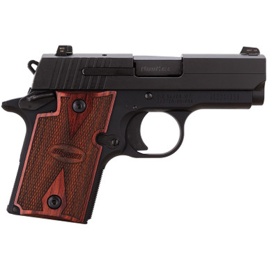 Sig Sauer P938 Rosewood 6+1 9mm 3", 938-9-RG-AMBI