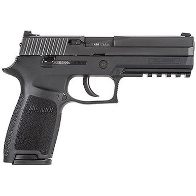 Sig P320 40 SW 4.7In Nitron Black Striker Siglite Modular Polymer Grip (2) 14Rd Steel MAG Rail, 320F40BSS