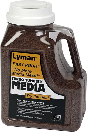 Lyman 7631396 Treated Walnut Hull Brass Cleaning Media-5.5lb
