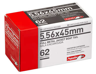 Aguila 5.56mm 62gr Full Metal Jacket 50Rnd Rifle Ammunition