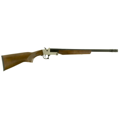 Hatfield USH20SYW SGL Break Open 20 Gauge 20 1 3 Wood Stock Silver Youth