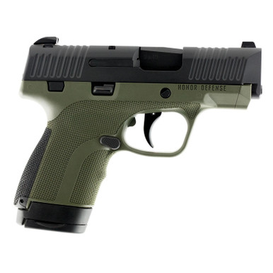 Honor Defense Honor Guard 9mm 3.2" 7rd OD Green Frame Black Slide
