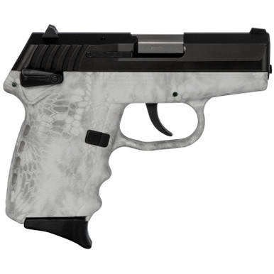 SCCY CPX-1 Carbon 9mm 3.1" Barrel Kryptek Yeti Grip Black Stainless Steel Slide 10rd