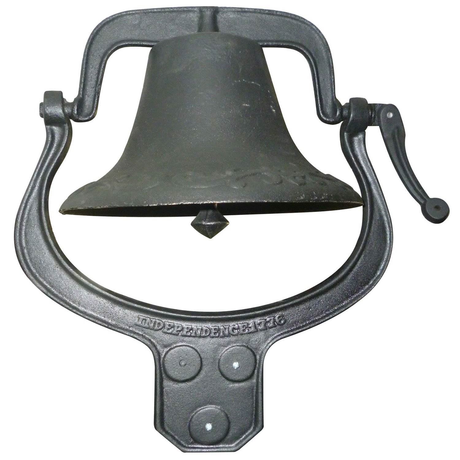 Yard Tuff Large Decorative Collectible Cast Iron Farm Dinner Bell (Open Box)