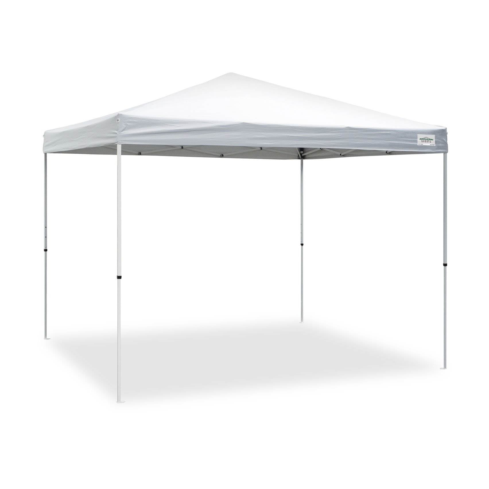Caravan Canopy Sports V Series 2 Pro 10x10Ft Straight Leg Tent, White (Open Box)