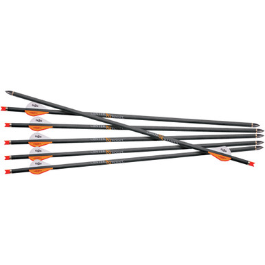 Centerpoint CP400 20" Crossbow Bolts Half-Moon Nock 6-Pack