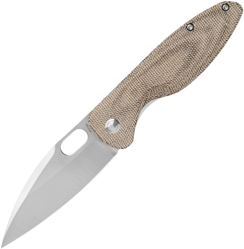 Arcform Sabre Linerlock Pocket Knife Green Micarta - ARC0150