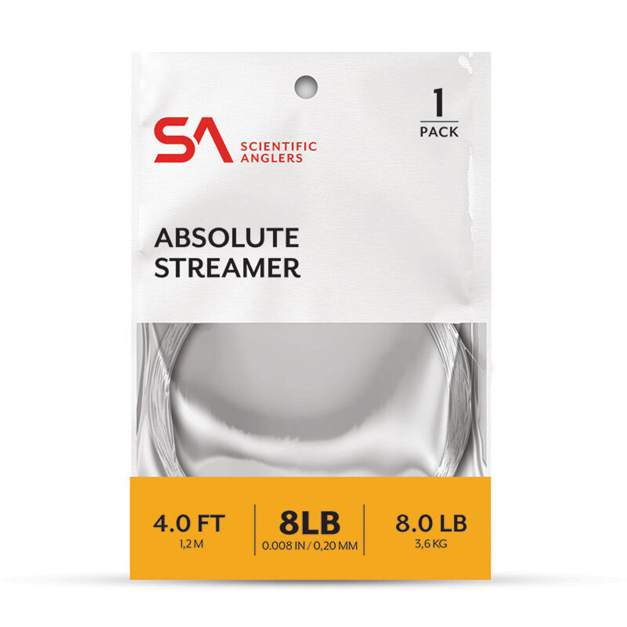 Scientific Anglers Absolute Streamer Freshwater Leader - 4 Ft.