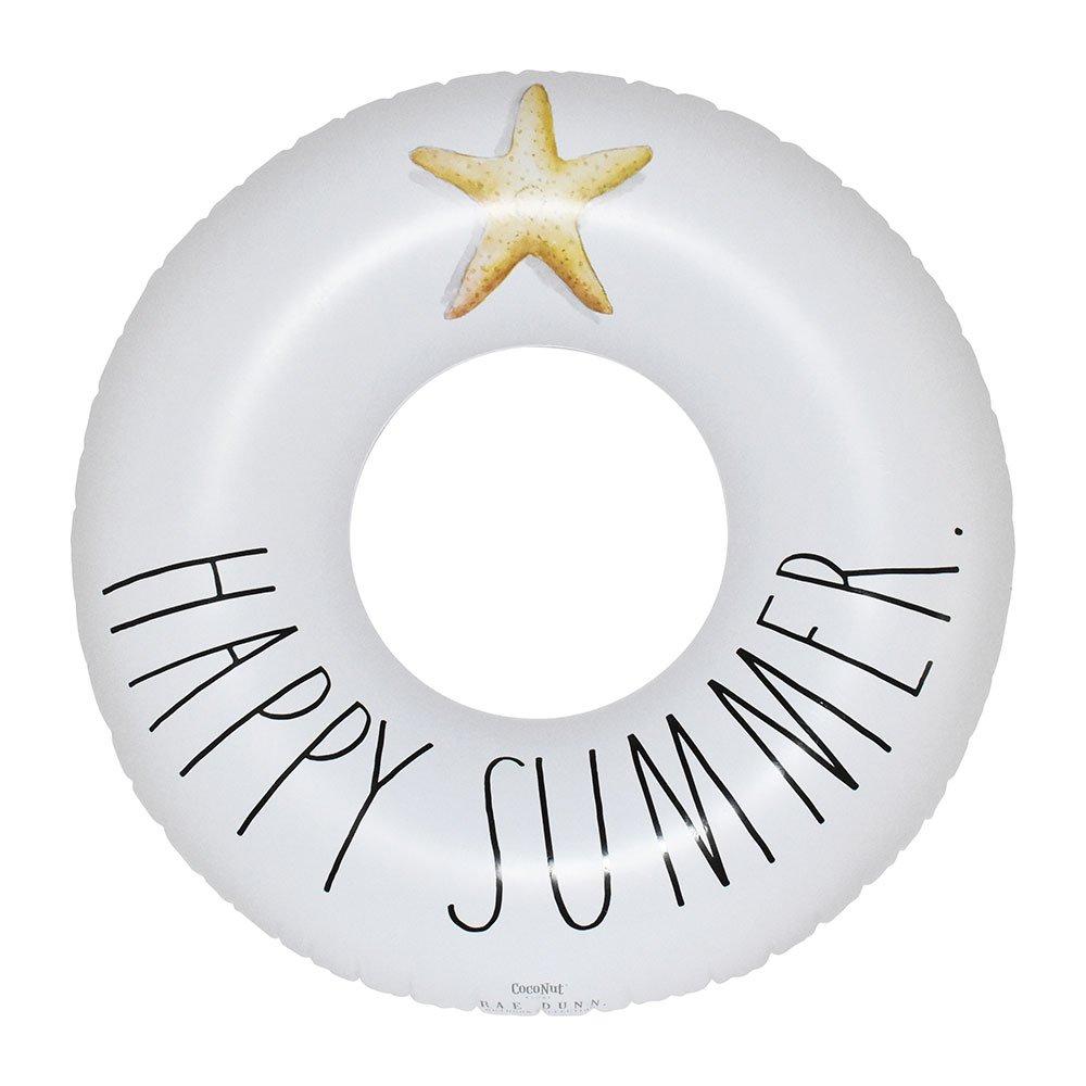 Rae Dunn - Adult 48" Swim Ring Pool Float - Happy Summer