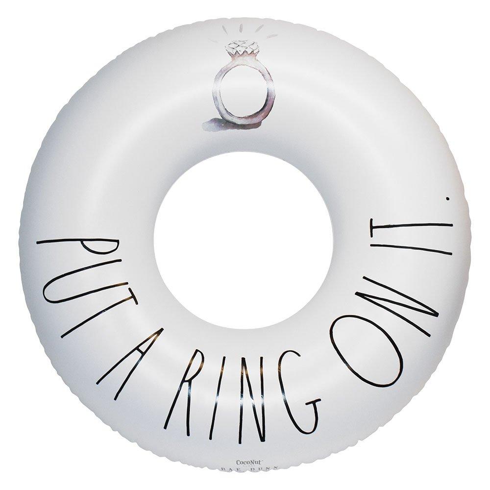 Rae Dunn - Adult 48" Swim Ring Pool Float - Put A Ring On It