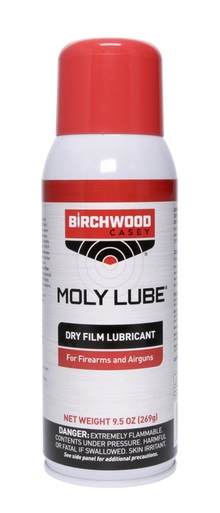Birchwood Casey Moly Lube Dry Film Firearm Lubricant 9.5oz Aerosol