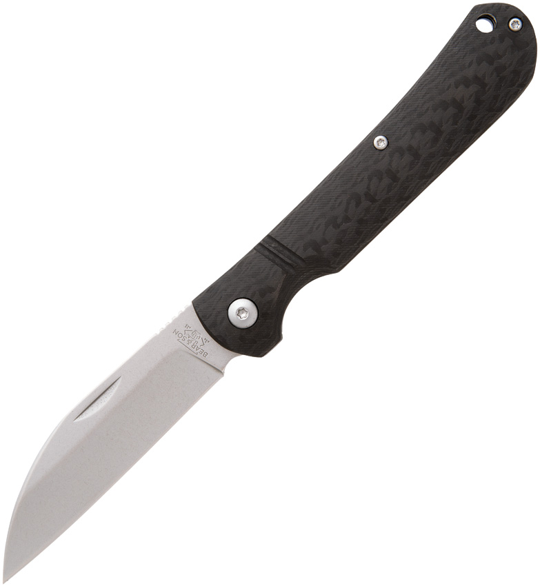 Bear & Son Slip Joint Pocket Knife Carbon Fiber - BC484CF