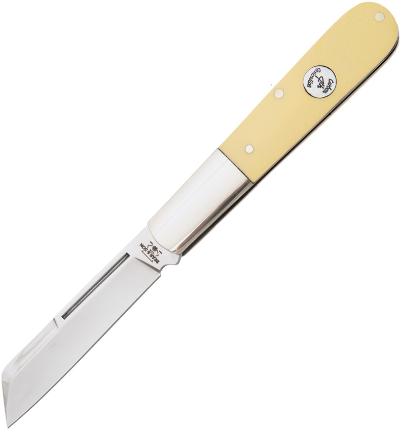 Bear & Son Barlow Pocket Knife Yellow Delrin - BCC3180