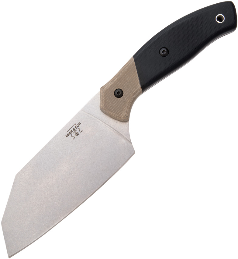 Bear & Son 10.125 Inch Black G10 Professional Fixed Blade Knife - BCG35