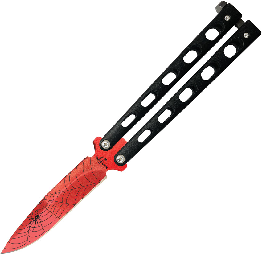 Bear & Son Butterfly Pocket Knife Black Widow - BCW114BB