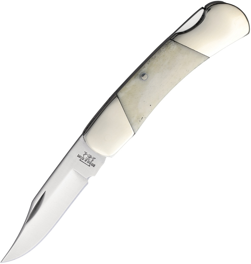 Bear & Son Executive Lockback Pocket Knife White - BCWSB26