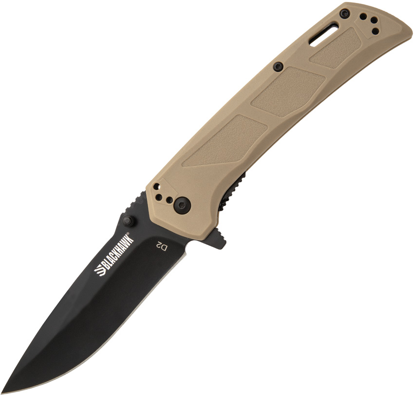 Blackhawk Bunker Buster Linerlock Pocket Knife Tan Zytel - BHBB401TN