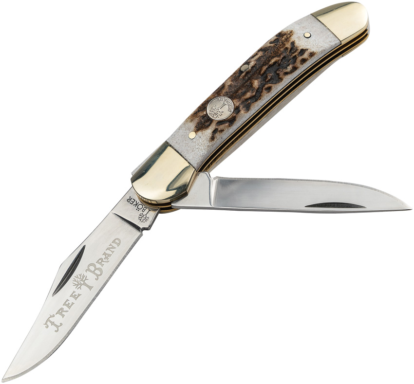 Boker Copperhead Pocket Knife Stag - BO110823ST