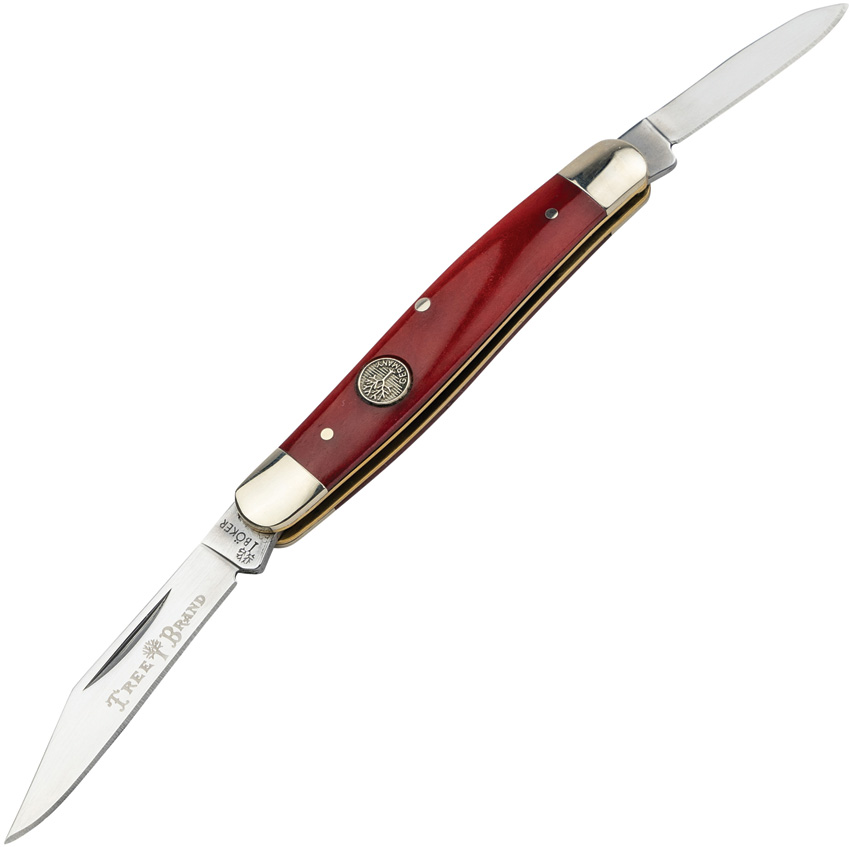Boker Small Pen Pocket Knife Smooth Red - BO110844