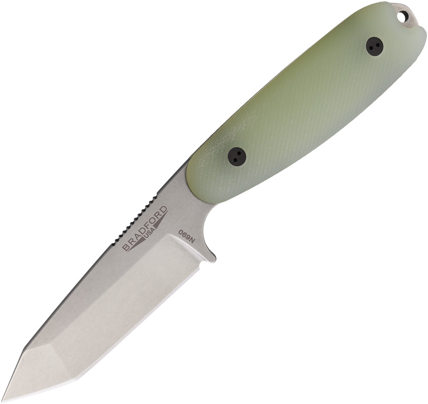 Bradford Guardian 3.5 Tanto Ghost Fixed Blade Knife - BRAD35T107